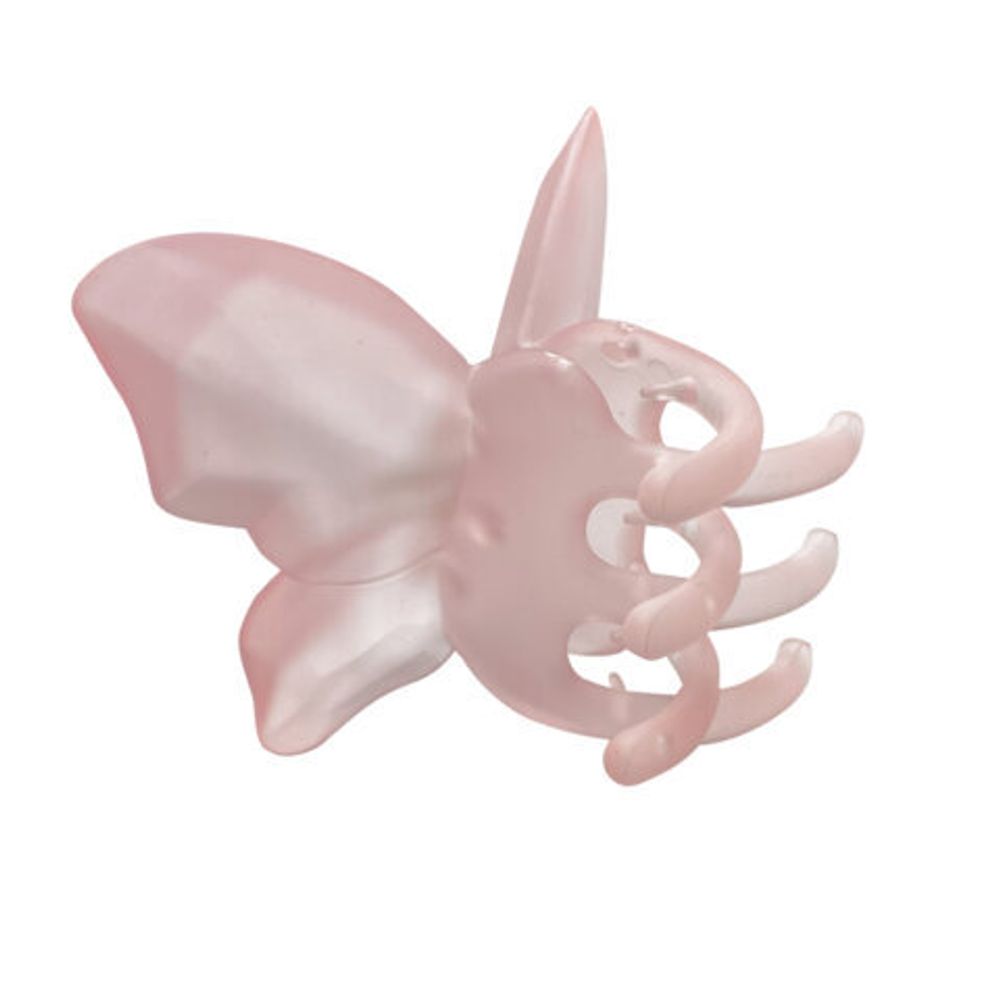 Краб для волос 8,5 см, матовый, розовый, MONTE VITA, 457015