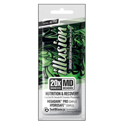 Крем - автозагар Illusion с маслом семян конопли, маслом авокадо, церамидами и фосфолипидами, 15 мл