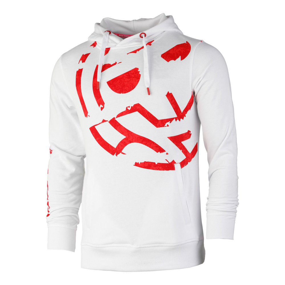 Мужская кофта теннисная BIDI BADU Enock ÖTV Lifestyle Hoody Men - White, Red