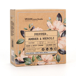 Набор космет. VEGAN.Love.Studio "Pepper, Amber, Neroli", (гель д/душа 300 мл + крем-лосьон 150 мл)