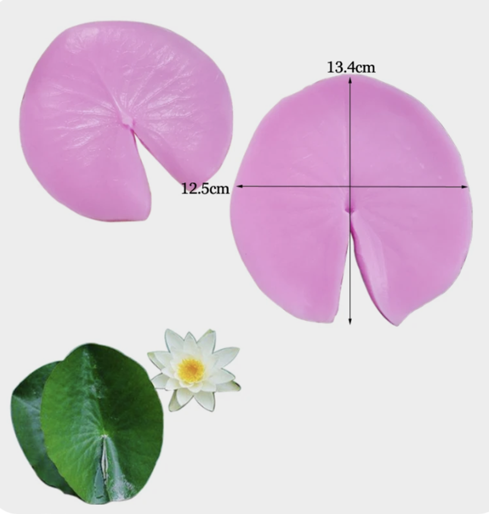 Силиконовый молд лист кувшинки лилии лотоса