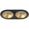 Комплект из светильников и рамки Lightstar Domino Round (214657+214603+214603) D6570303
