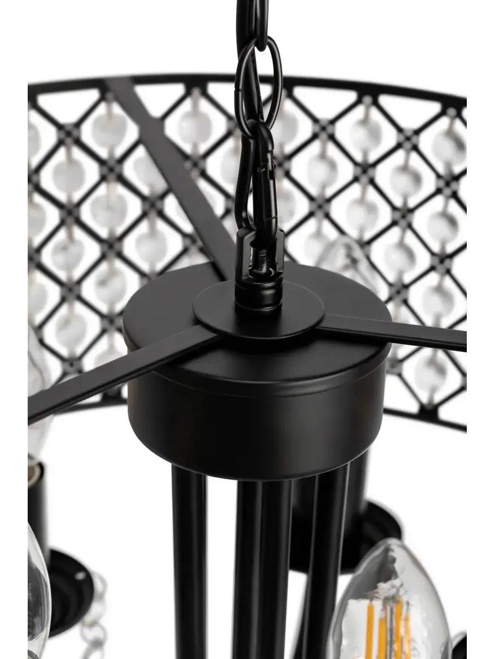 Люстра подвесная лофт хрусталь 5*E14*40