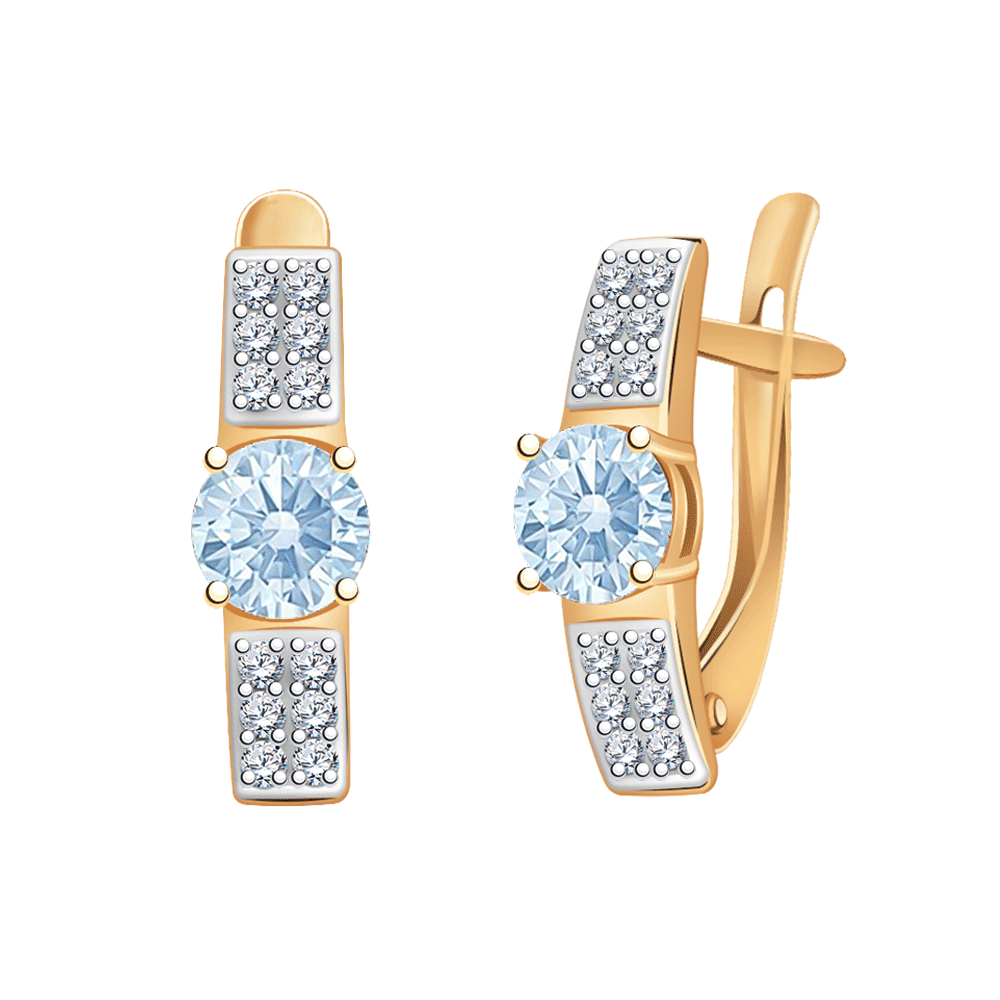 Серьги из золота 585 пробы