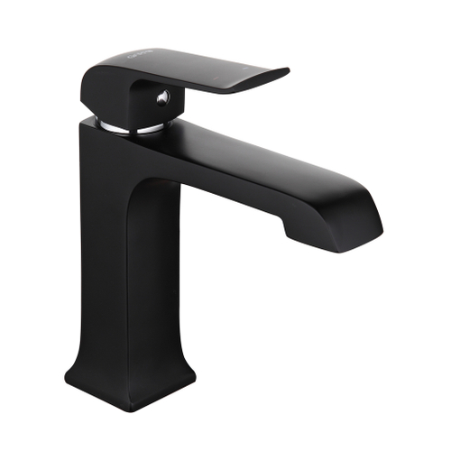 Смеситель для раковины 35к G1050 GAPPO литой, п/гайку, ЧЕРНЫЙ