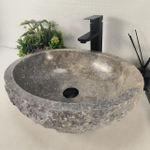 Раковина из мрамора Erozy Grey EM-64651 51*42*16 0188