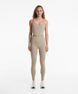 OYSHO Легинсы Comfortlux длиной 65 см, светлый-хаки