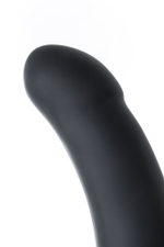 Анальный фаллоимитатор Popo с изгибом черный 13 см