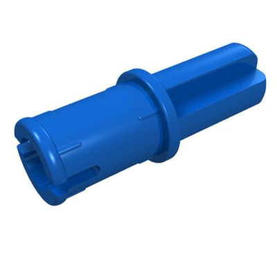 Lego 100шт Ось 1 со штифтом с продольными выступами трения (синий) 43093 / 4206482 / 4309323