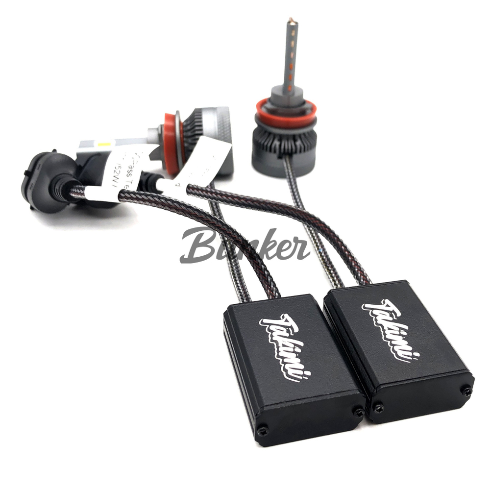 Светодиодные автомобильные LED лампы TaKiMi Progressive V2 H11/8/9/16 6000K 12/24V