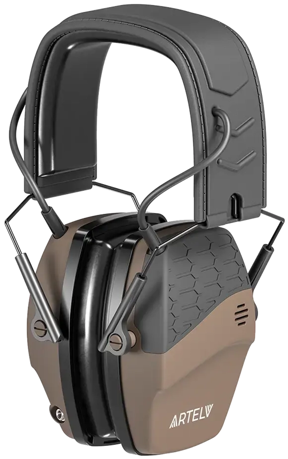 Активные наушники ARTELV КРЕЧЕТ КОРИЧНЕВЫЕ