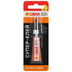 Супер-клей СИЛА 505-31 505 3 г 1 шт | Сила