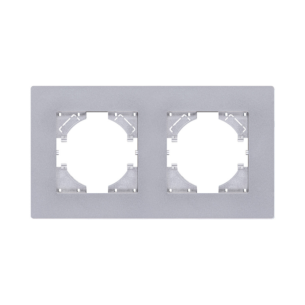 Рамка 2-постовая, серый Kollinger Aspekt AT2GY