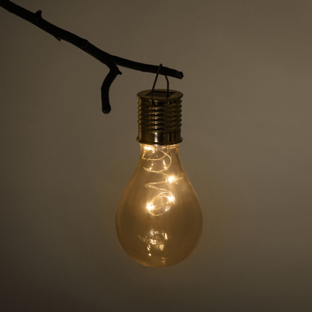 Светильник уличный ЭРА ERASF23-27 Груша сталь на солнечной батарее 7,5x7,5x15 см 1 LED