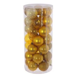 GAEM Набор из 35шт Украшение новогоднее "Шар", D 6 см, L16 W16 H36 см