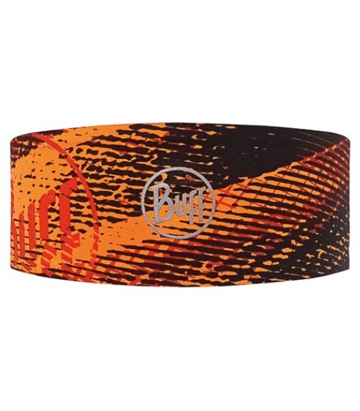 Термоповязка на голову спортивная Buff Flash Logo Orange Fluor Фото 1
