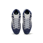 Reebok Question Mid Georgetown MID Топ Баскетбольные кроссовки Мужские Серый Синий