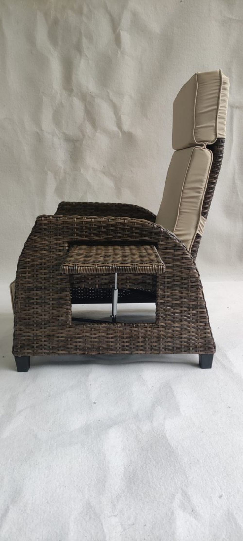 Кресло реклайнер плетеное из ротанга Гранд Патио «Grand Patio» — Шоколад