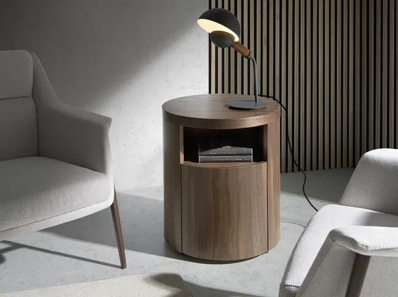 Прикроватная тумбочка Angel Cerda LE313-NOGAL