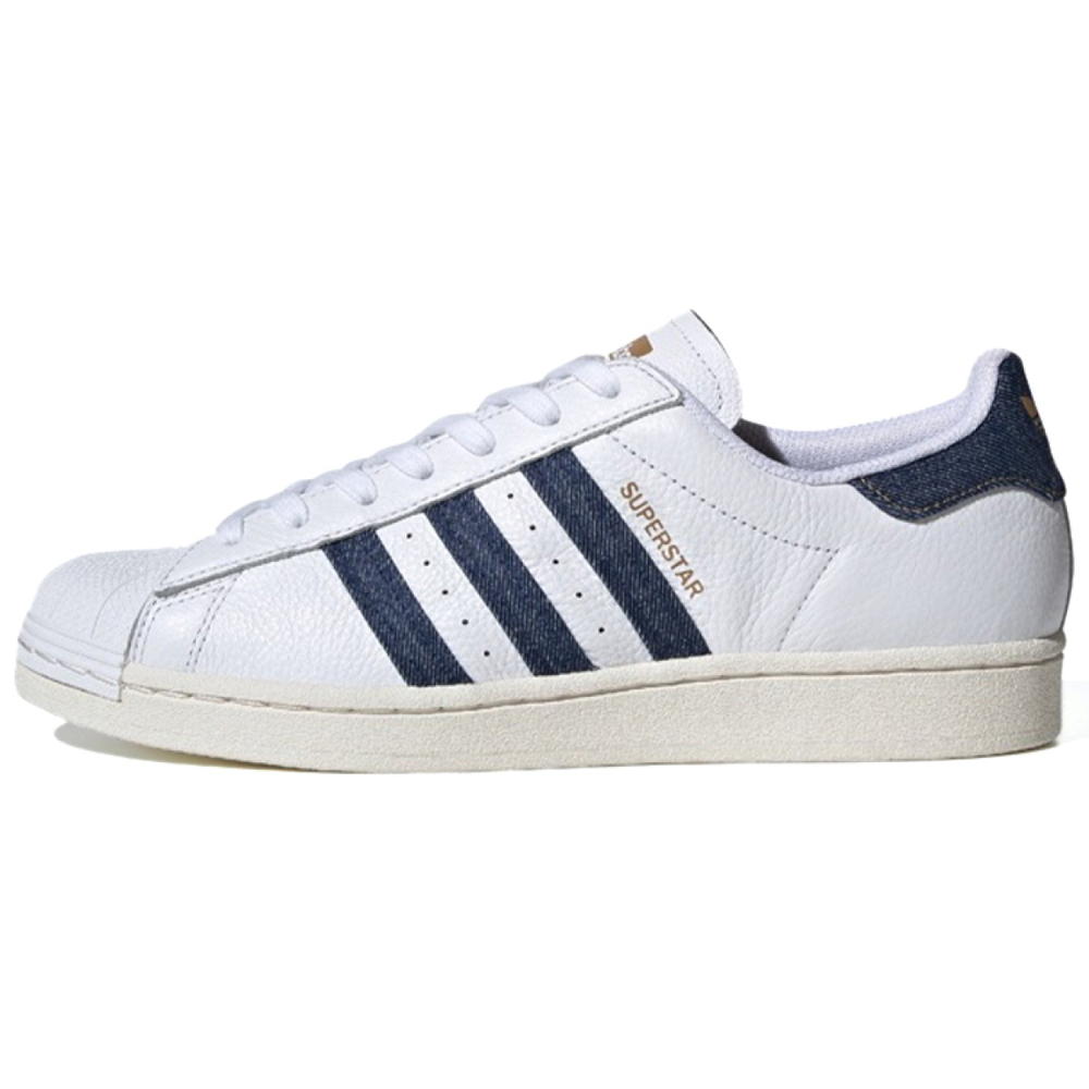 Кроссовки Adidas Originals Superstar White Dark Blue