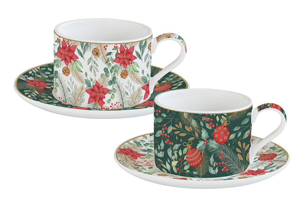 Набор чашек 2шт 240мл Easy Life Рождественское веселье