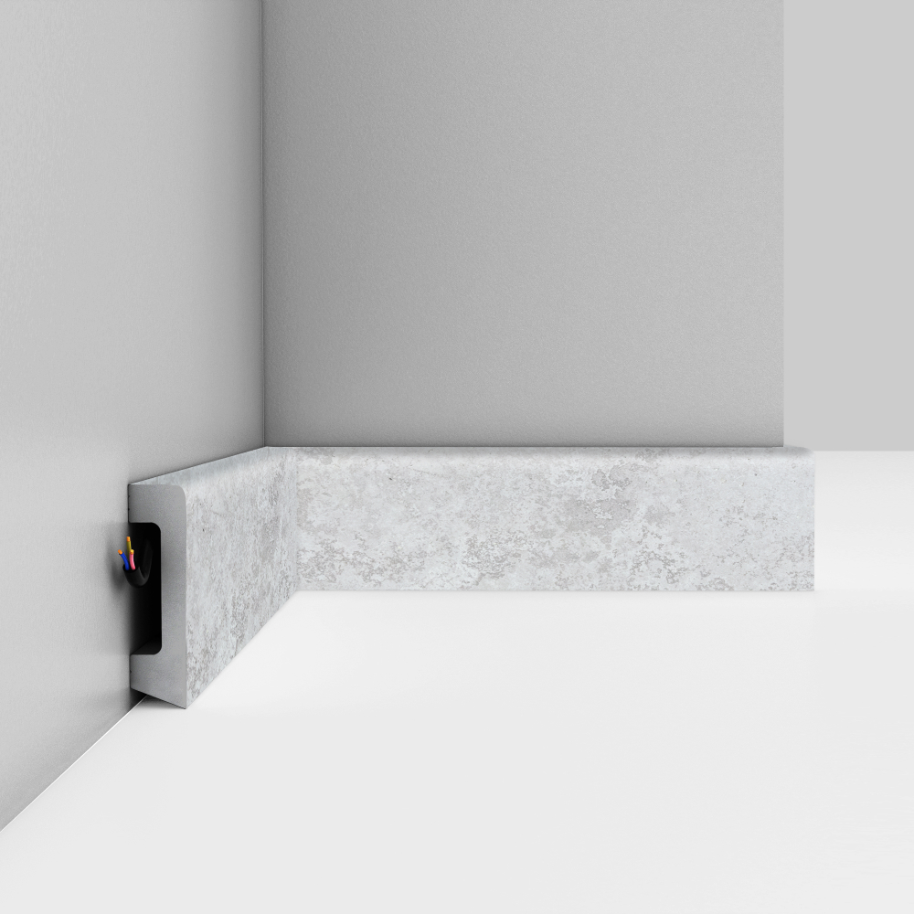 Плинтус напольный Decomaster D234-1619 58х16х2400мм