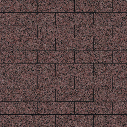 Тротуарная плитка ПРЯМОУГОЛЬНИК 300х100 мм - Гранит+ Красный с черным