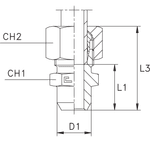 Соединение W DL15 (в сборе, нерж.)