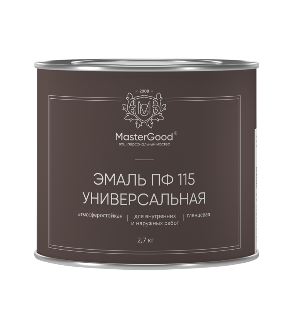 Эмаль MasterGood ПФ-115, алкидная, глянцевая