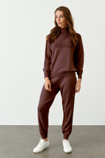 22705 Джемпер женский (темное какао)