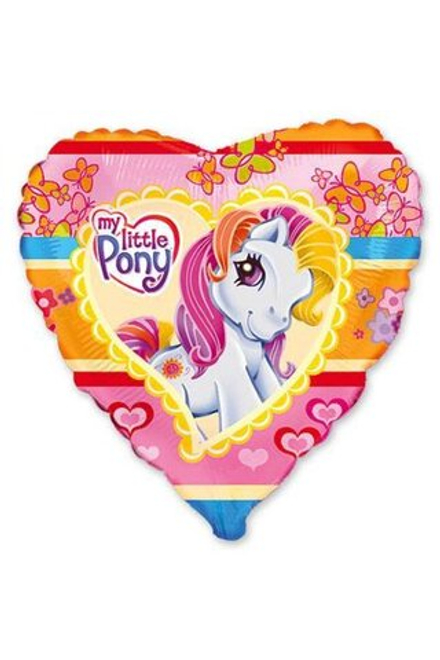 Ф СЕРДЦЕ С РИС  18" Пони