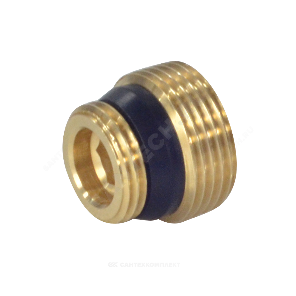 Переходник латунь 1/2"x3/4" под евроконус НР R483 Giacomini R483Y023