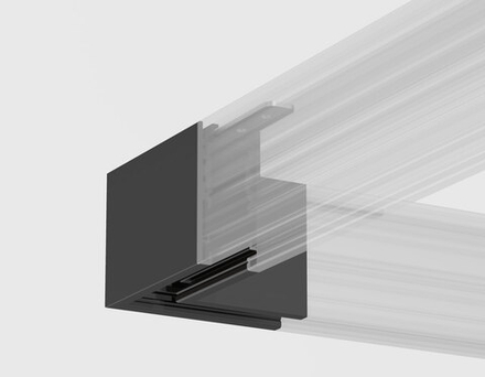 Ambrella Коннектор угловой 90° для накладного шинопровода Magnetic standard 48V 10mm Track System GL1961