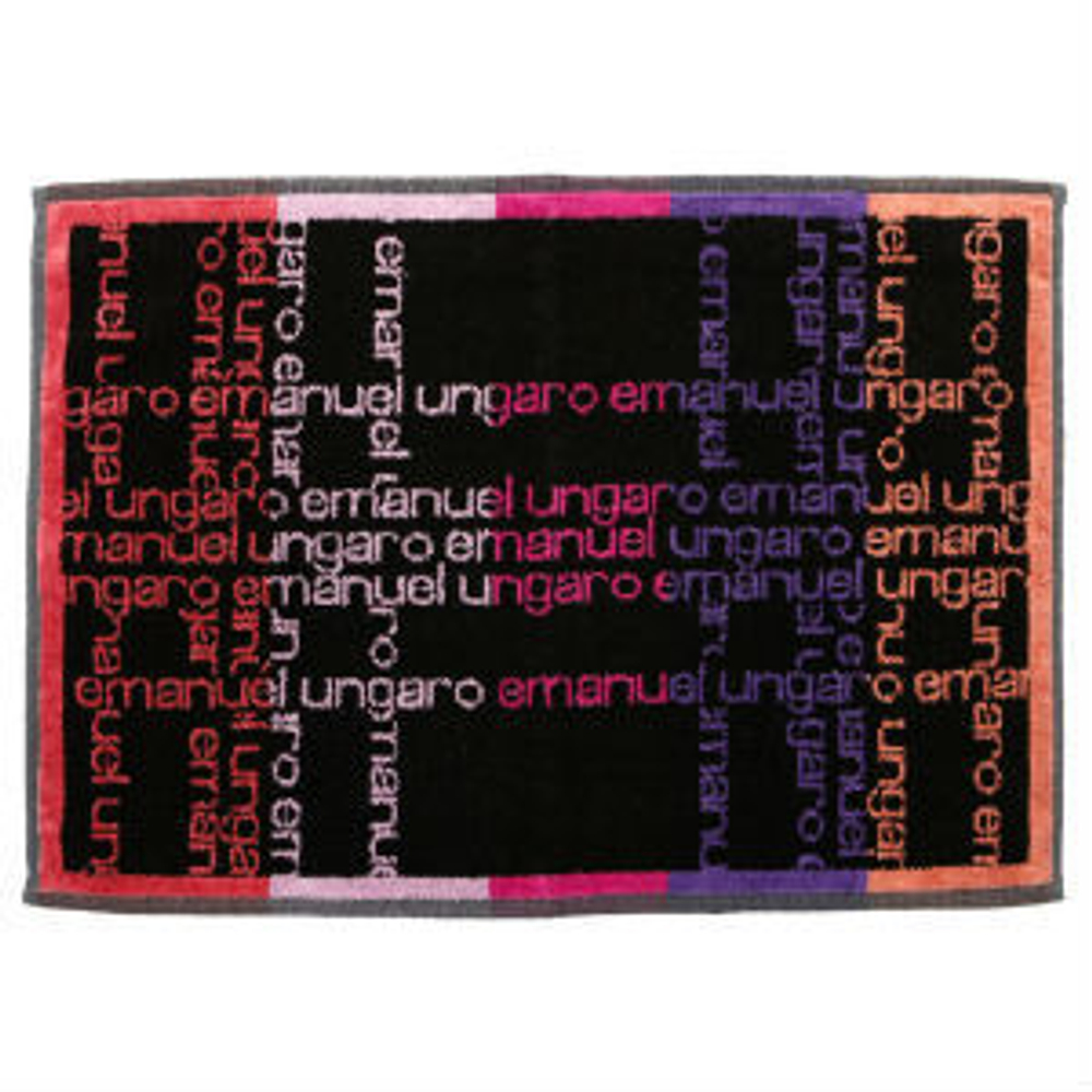 Полотенце 100х150 Emanuel Ungaro Signature черное