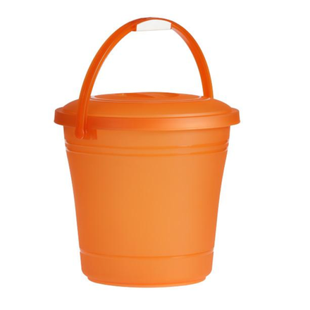 Ведро с крышкой  20 л, оранж, В-20