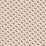 Шаль 120*120см, ЛОШАДКИ на белом