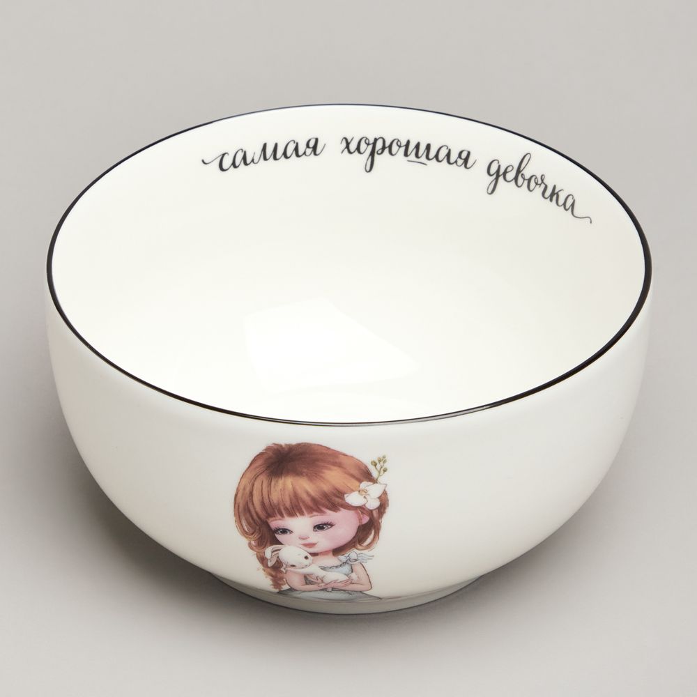 НАБОР ПОСУДЫ LEFARD ХОРОШАЯ ДЕВОЧКА, 3 ПР.: САЛАТНИК 470МЛ, ТАРЕЛКА 20СМ, КРУЖКА 220МЛ