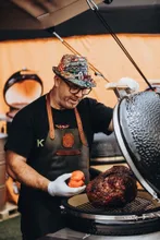 Керамический угольный гриль Monolith LeChef Pro 2.0 Black, 52 см, чёрный