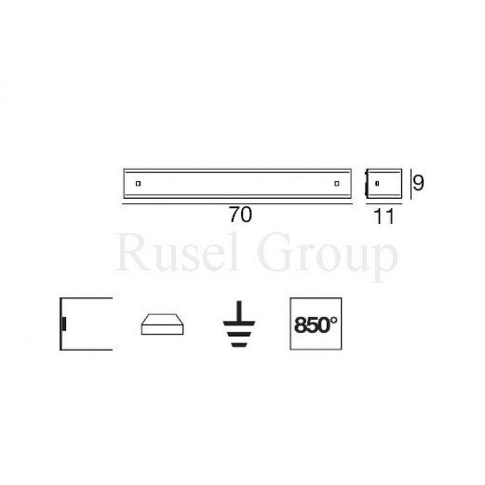 Настенный светильник Linea Light Mille LED 7844