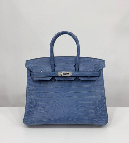 Сумка Hermes из кожи крокодила 25 см