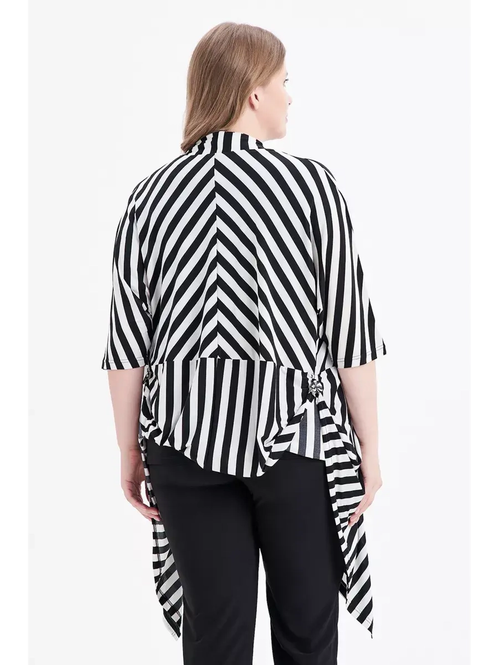 Кардиган полоска трикотаж масло летний