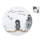 Тарелка десертная 19см Ежик в тумане ф.круг п/уп