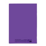 Тетрадь А4, 40 листов, BRAUBERG "Metropolis", скоба, клетка, обложка пластик, ФИОЛЕТОВЫЙ, 403402