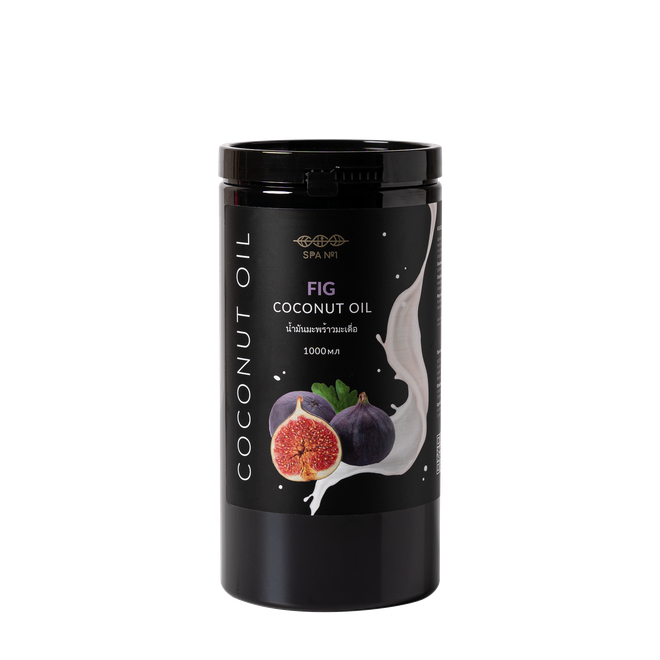 Кокосовое масло сладкая любовь с ароматом инжир 1000 мл