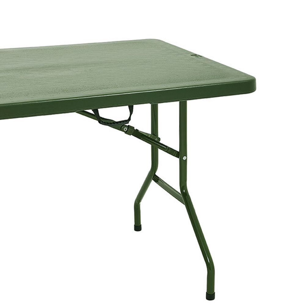 Стол-книжка пластиковый разборный зеленый