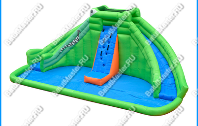 Коммерческий батут "В гостях у крокодильчика" 6,9*4*2,8 м