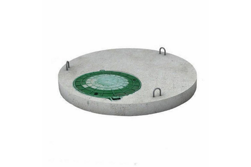 Крышка бетонная с люком  1,5 м