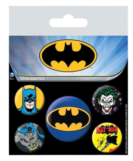 Набор значков Batman Бэтмен