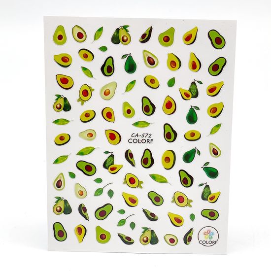 Наклейки для ногтей № CA-572