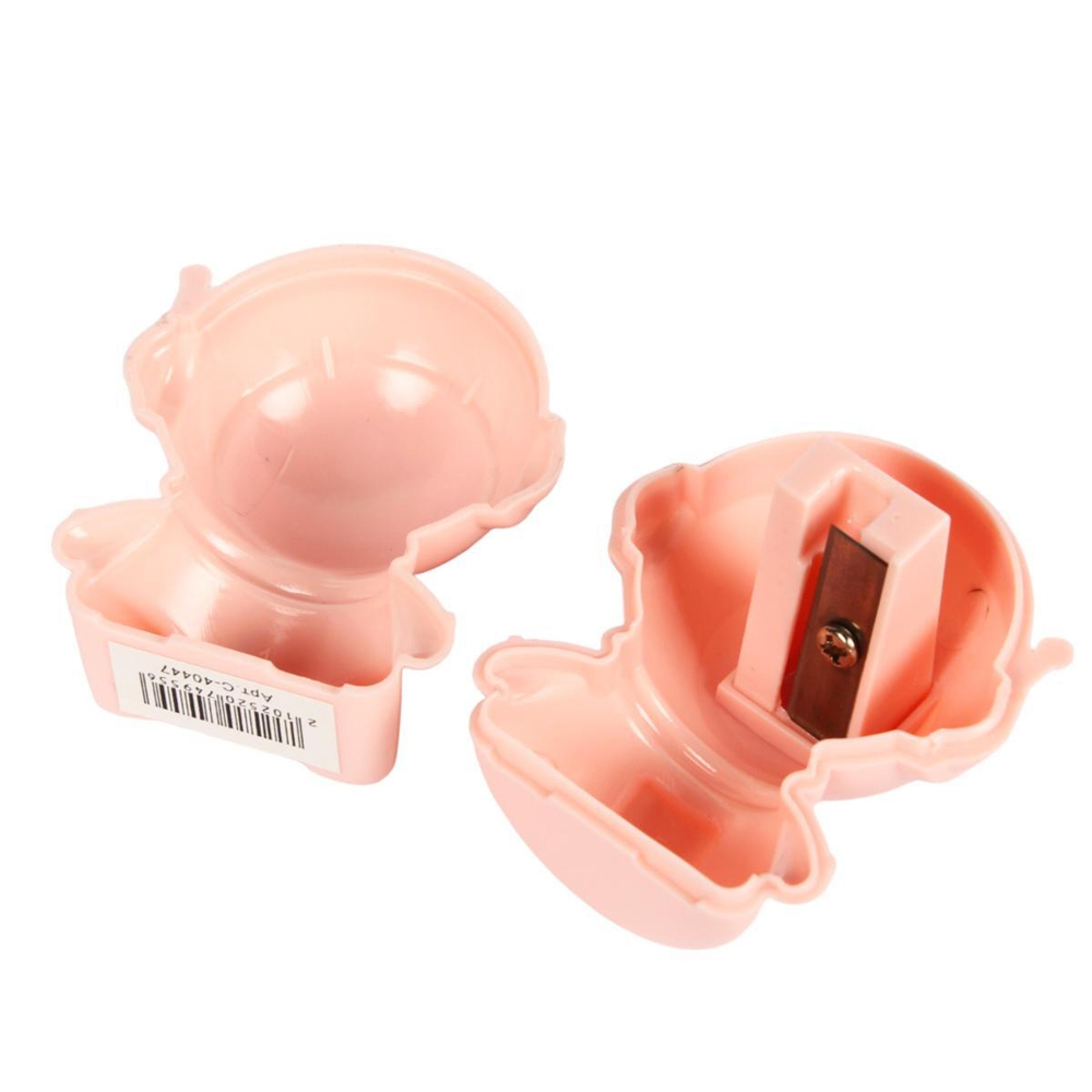 Точилка "Космонавт" с контейнером, 1 отверстие, 4 вида микс , С-40447